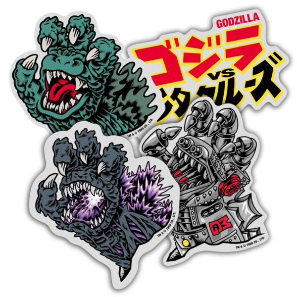 Santa Cruz Godzilla Sticker 4 Pack